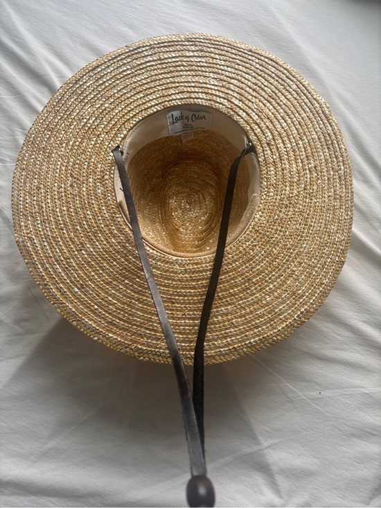 Lack Of Color Accessories - Lack Of Color Boater Regular Brim Natural Wheat Straw Hat size M